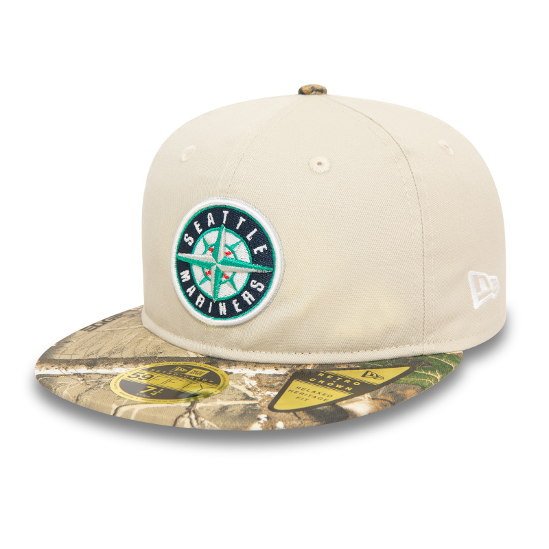 New Era - 59fifty Retro Crown - Seattle Mariners - Real Tree Camo