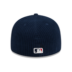 New Era - 59FIFTY Fitted Cap - Atlanta Braves - CHENILLE POP - Navy - Headz Up 