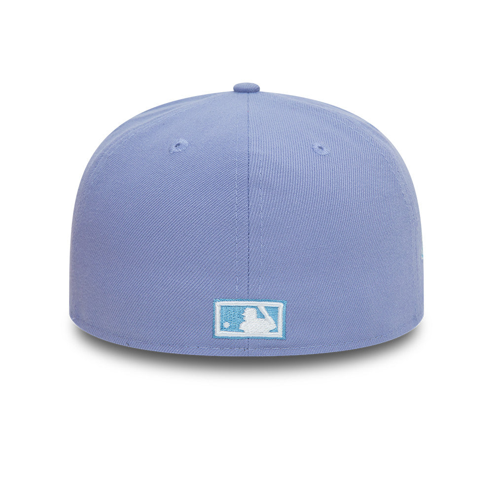 Los Angeles Dodgers Cooperstown 59Fifty Fitted 100th Anniversary - Lavender/Sky - Headz Up 