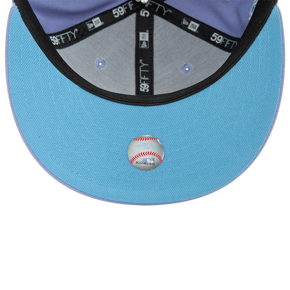 Los Angeles Dodgers Cooperstown 59Fifty Fitted 100th Anniversary - Lavender/Sky - Headz Up 