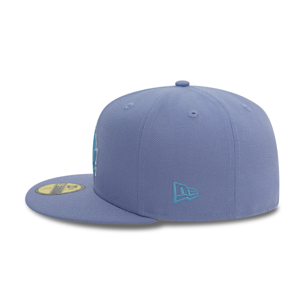 Los Angeles Dodgers Cooperstown 59Fifty Fitted 100th Anniversary - Lavender/Sky - Headz Up 