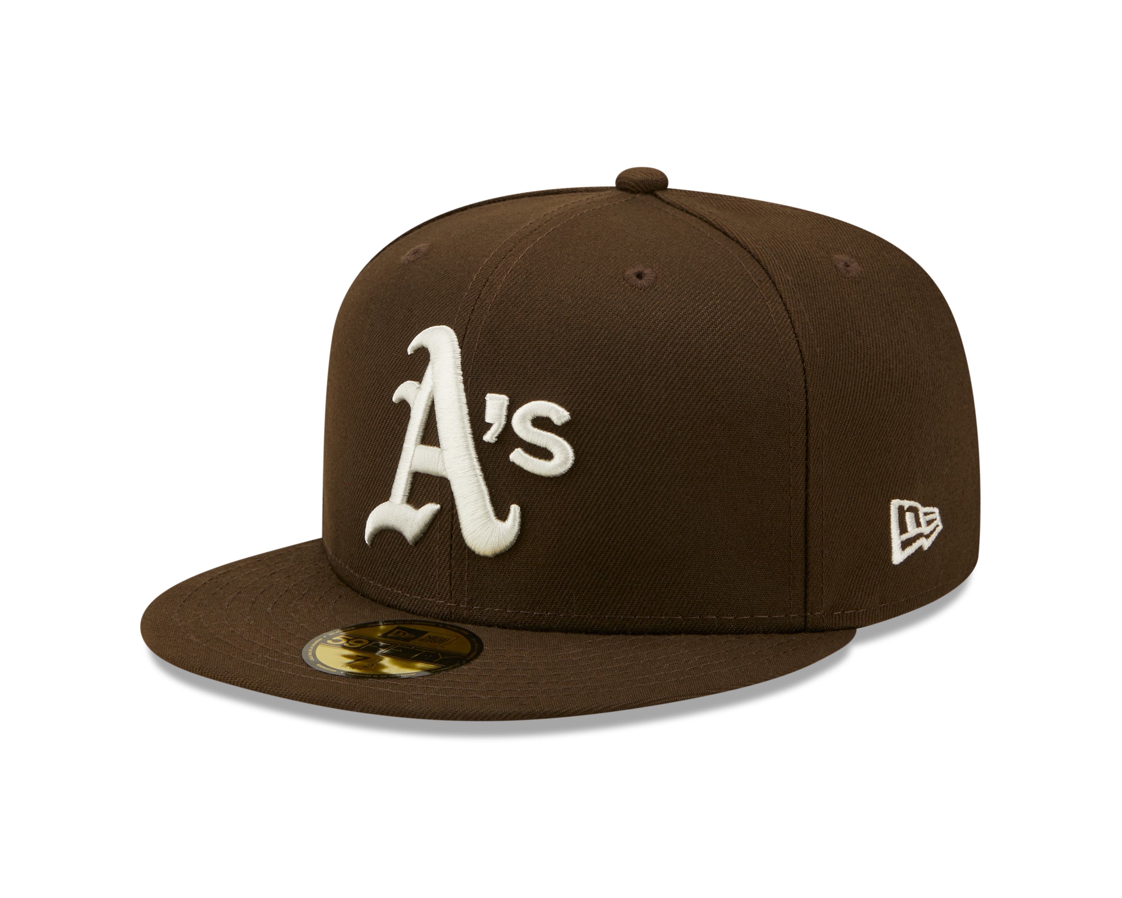 Oakland Athletics Cooperstown 59Fifty Fitted World Series 1974 - Walnut - Headz Up 