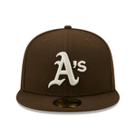 Oakland Athletics Cooperstown 59Fifty Fitted World Series 1974 - Walnut - Headz Up 