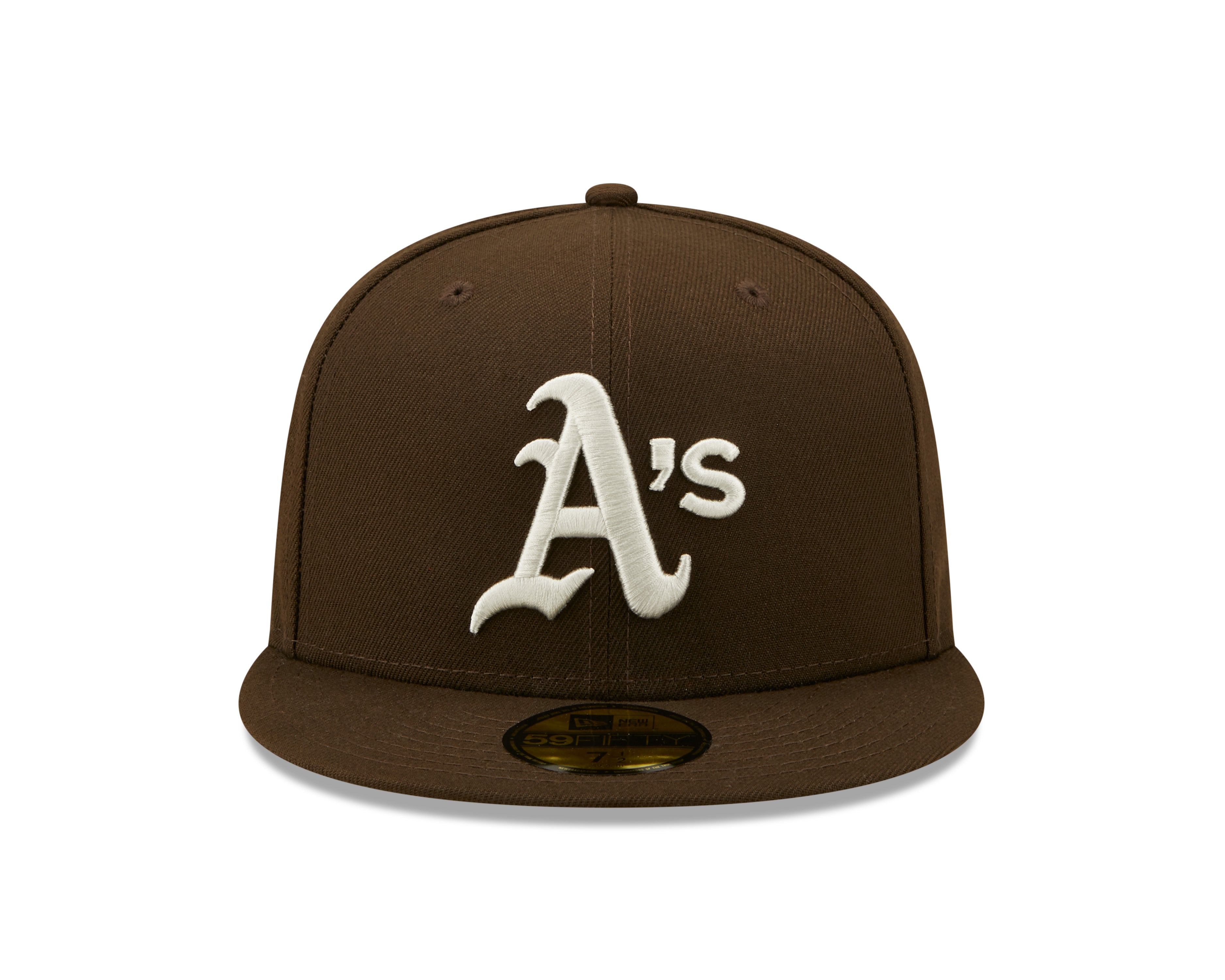 Oakland Athletics Cooperstown 59Fifty Fitted World Series 1974 - Walnut - Headz Up 