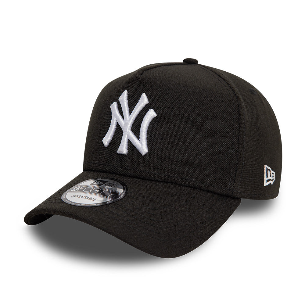 New Era - 9FORTY A-Frame Cap - New York Yankees - Black/White - Headz Up 