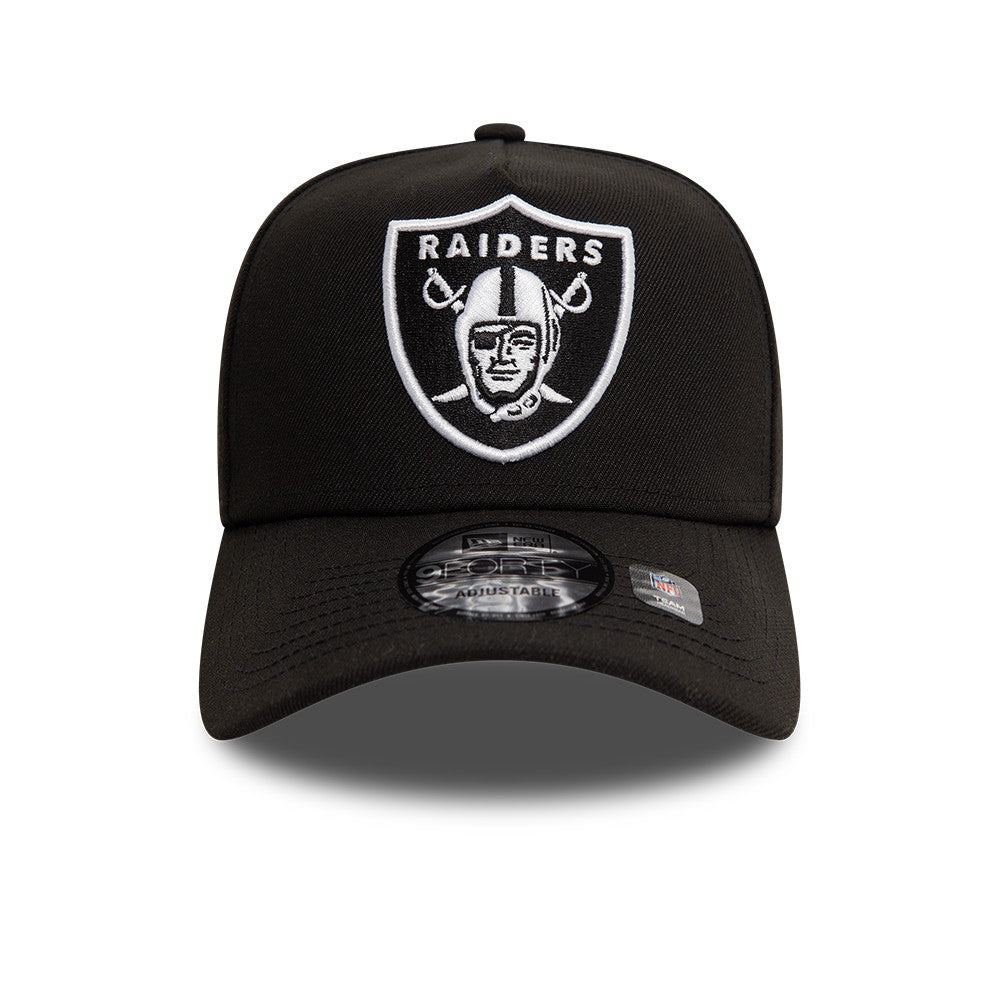 New Era - 9FORTY A-Frame Cap - Las Vegas Raiders - Black/White - Headz Up 