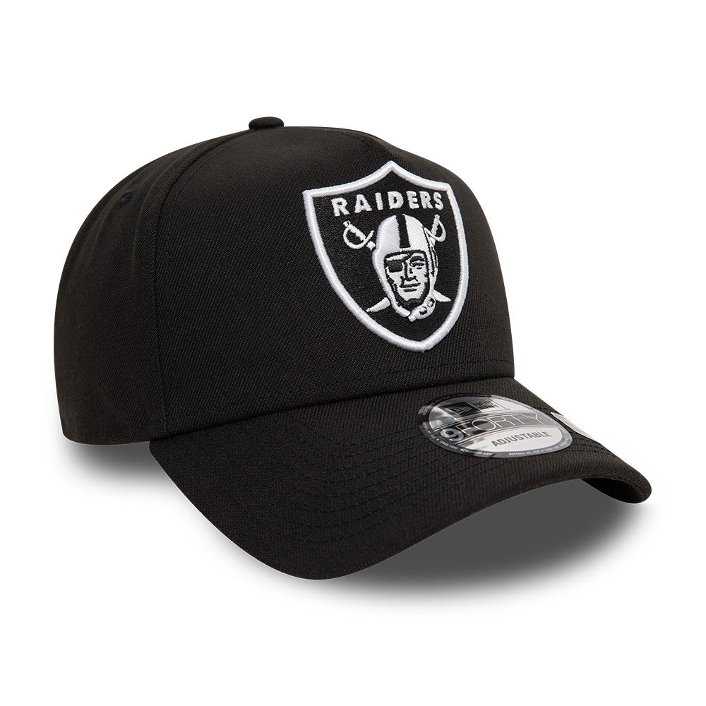 New Era - 9FORTY A-Frame Cap - Las Vegas Raiders - Black/White - Headz Up 