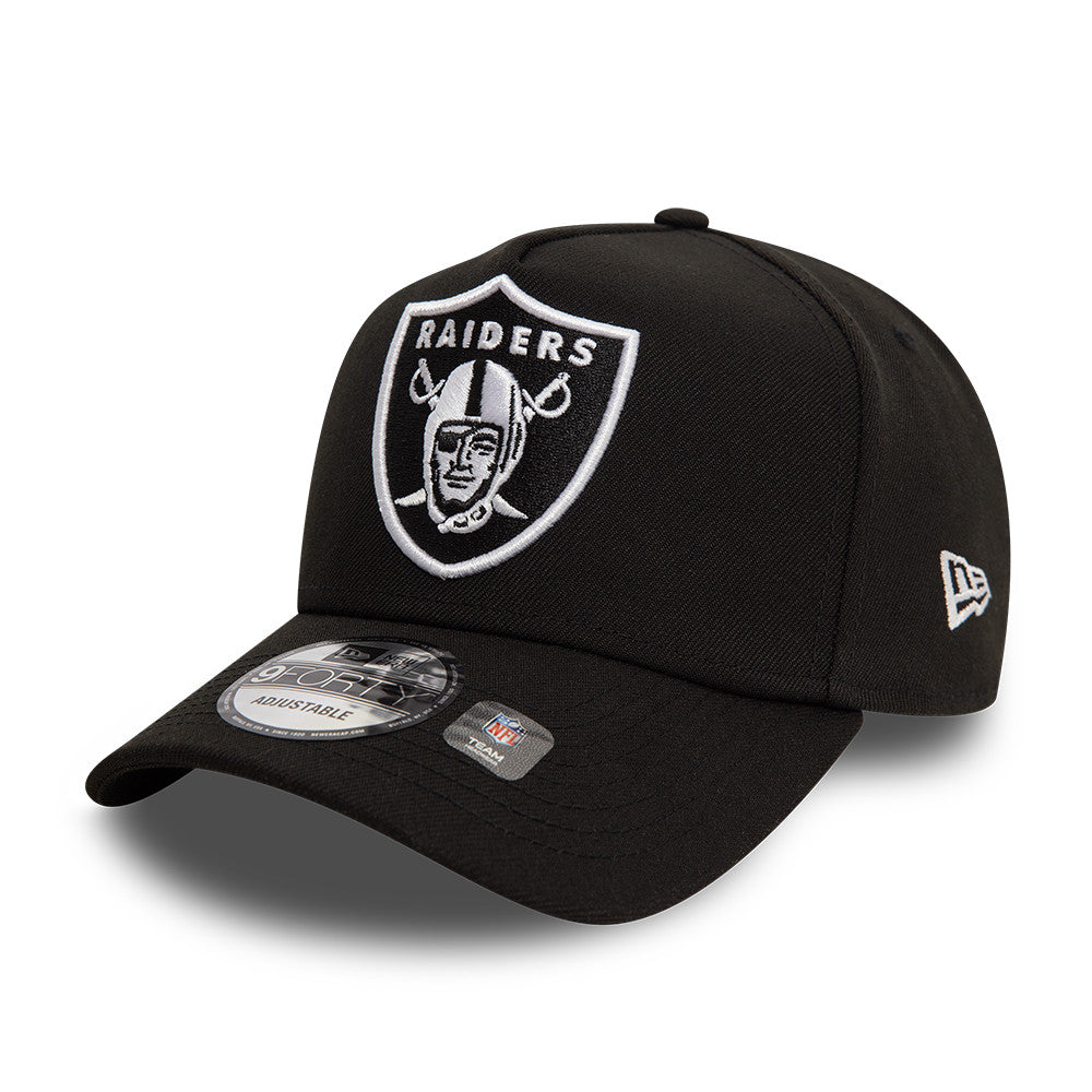 New Era - 9FORTY A-Frame Cap - Las Vegas Raiders - Black/White - Headz Up 
