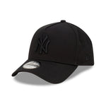 New Era - 9FORTY A-Frame Cap - New York Yankees - Black On Black - Headz Up 