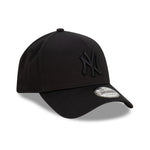 New Era - 9FORTY A-Frame Cap - New York Yankees - Black On Black - Headz Up 