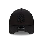 New Era - 9FORTY A-Frame Cap - New York Yankees - Black On Black - Headz Up 