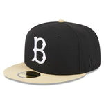 New Era - Brooklyn Dodgers Cooperstown 59Fifty Fitted - 100th Anniversary - Black - Headz Up 