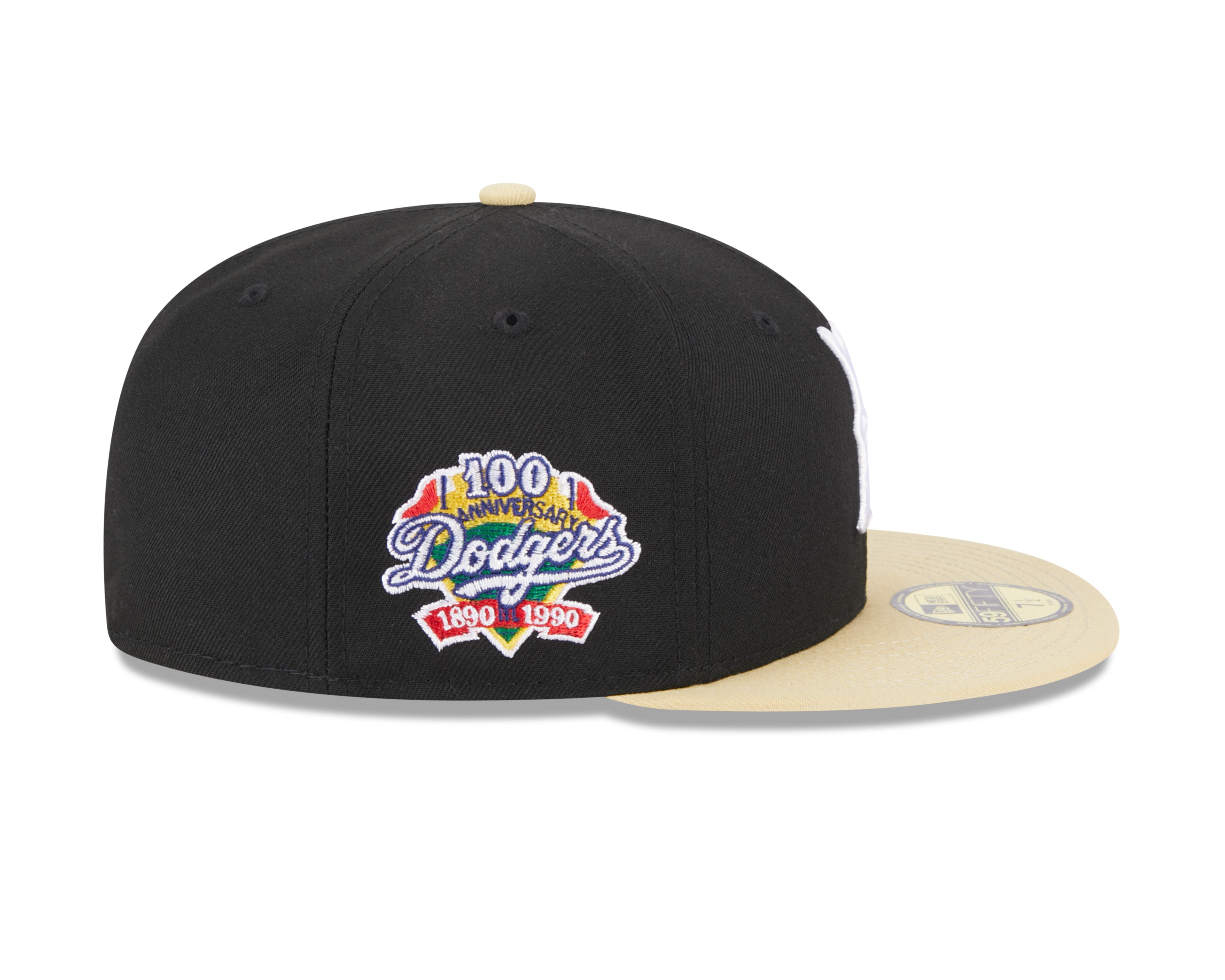 New Era - Brooklyn Dodgers Cooperstown 59Fifty Fitted - 100th Anniversary - Black - Headz Up 