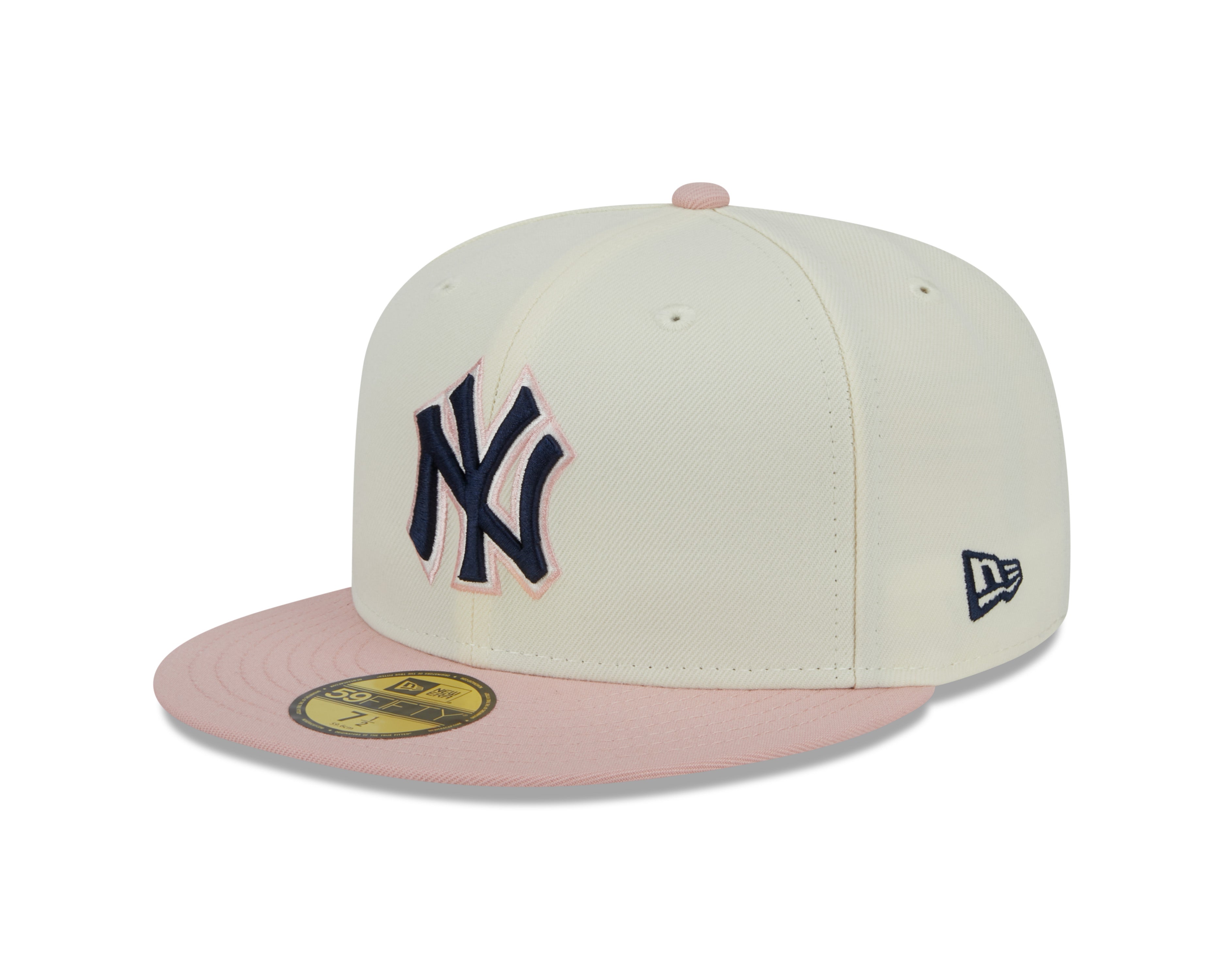 New Era - 59FIFTY Fitted -  New York Yankees - WS 2000 - Chrome/Pink Rouge - Headz Up 