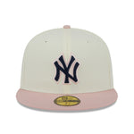 New Era - 59FIFTY Fitted -  New York Yankees - WS 2000 - Chrome/Pink Rouge - Headz Up 