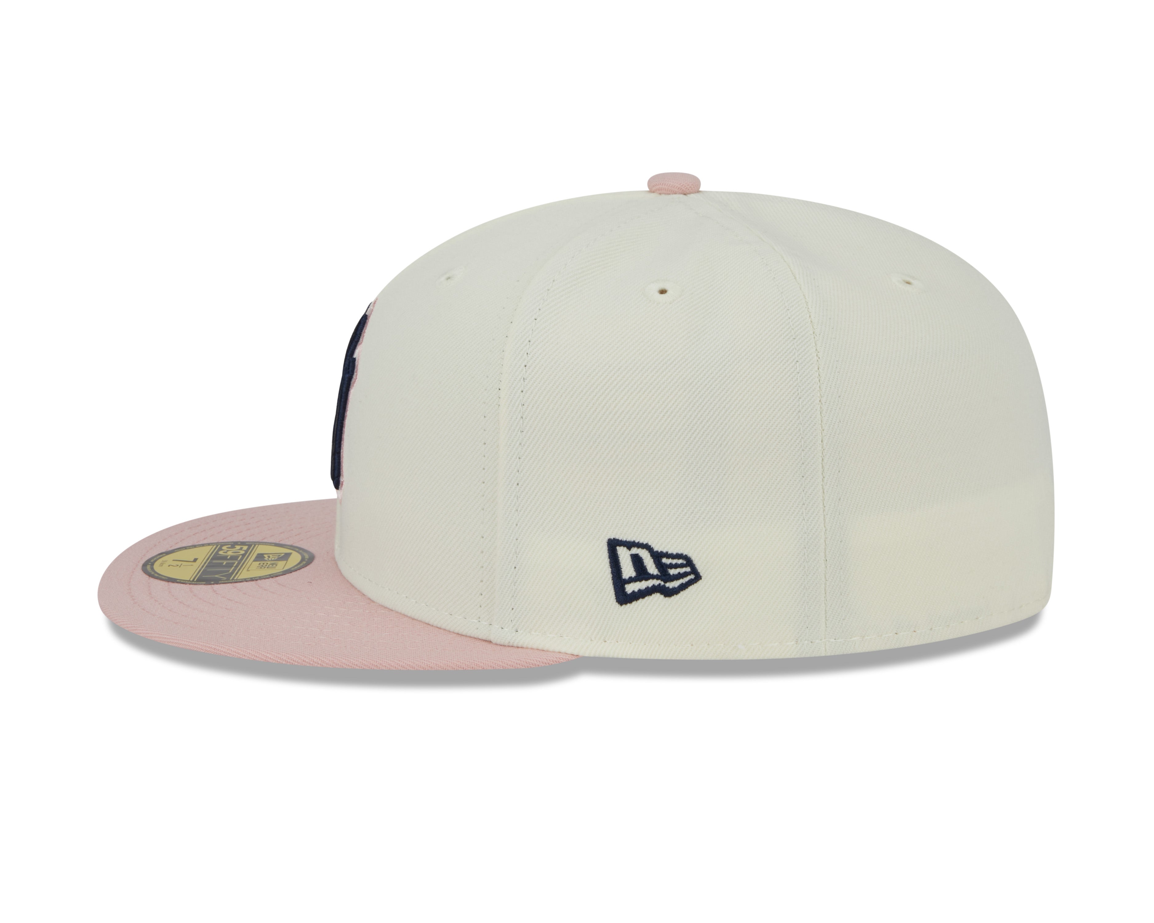 New Era - 59FIFTY Fitted -  New York Yankees - WS 2000 - Chrome/Pink Rouge - Headz Up 