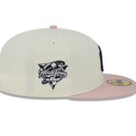 New Era - 59FIFTY Fitted -  New York Yankees - WS 2000 - Chrome/Pink Rouge - Headz Up 