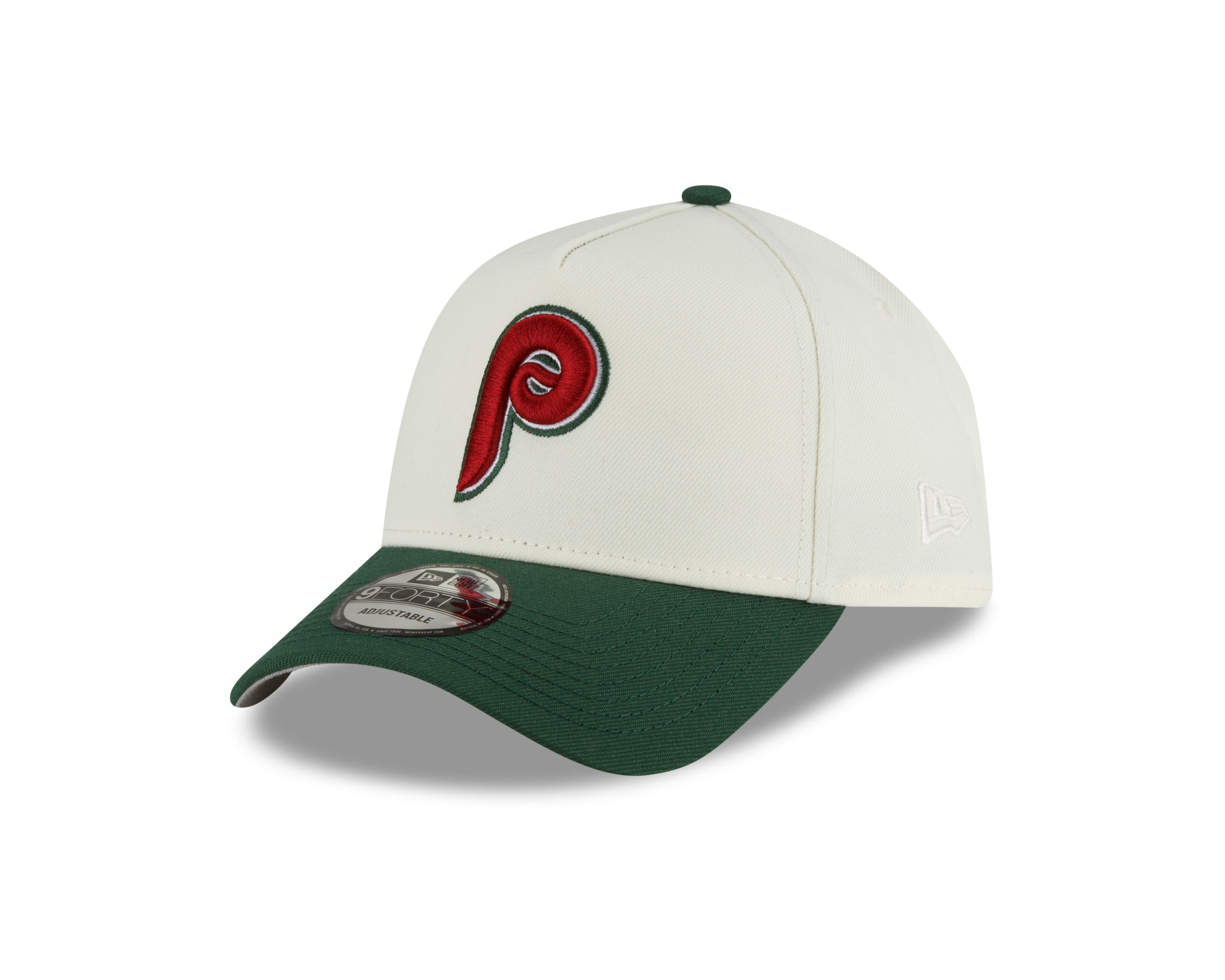 New Era - 9FORTY A-Frame Cap - Philadelphia Phillies - Chrome/Green - Headz Up 