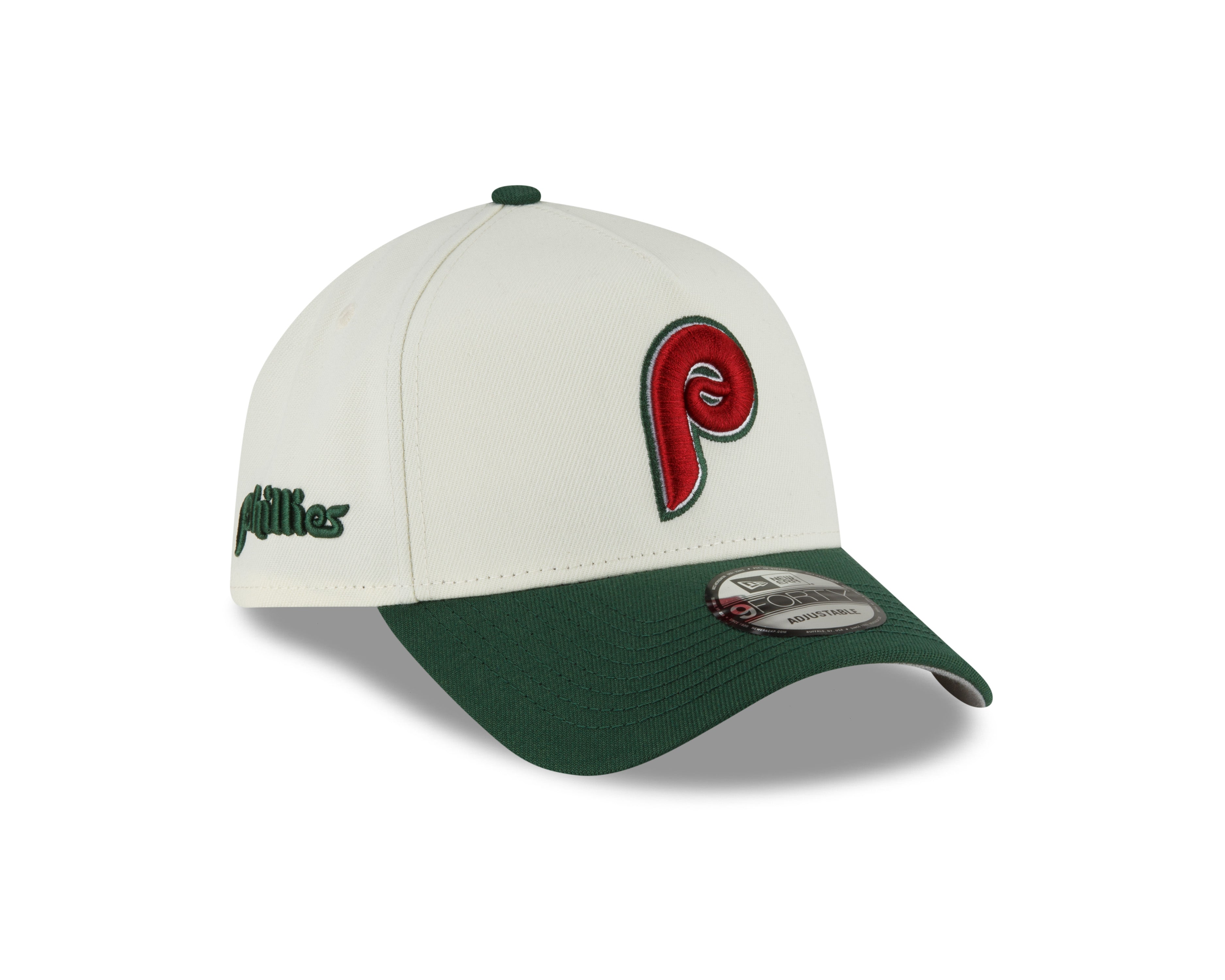 New Era - 9FORTY A-Frame Cap - Philadelphia Phillies - Chrome/Green - Headz Up 