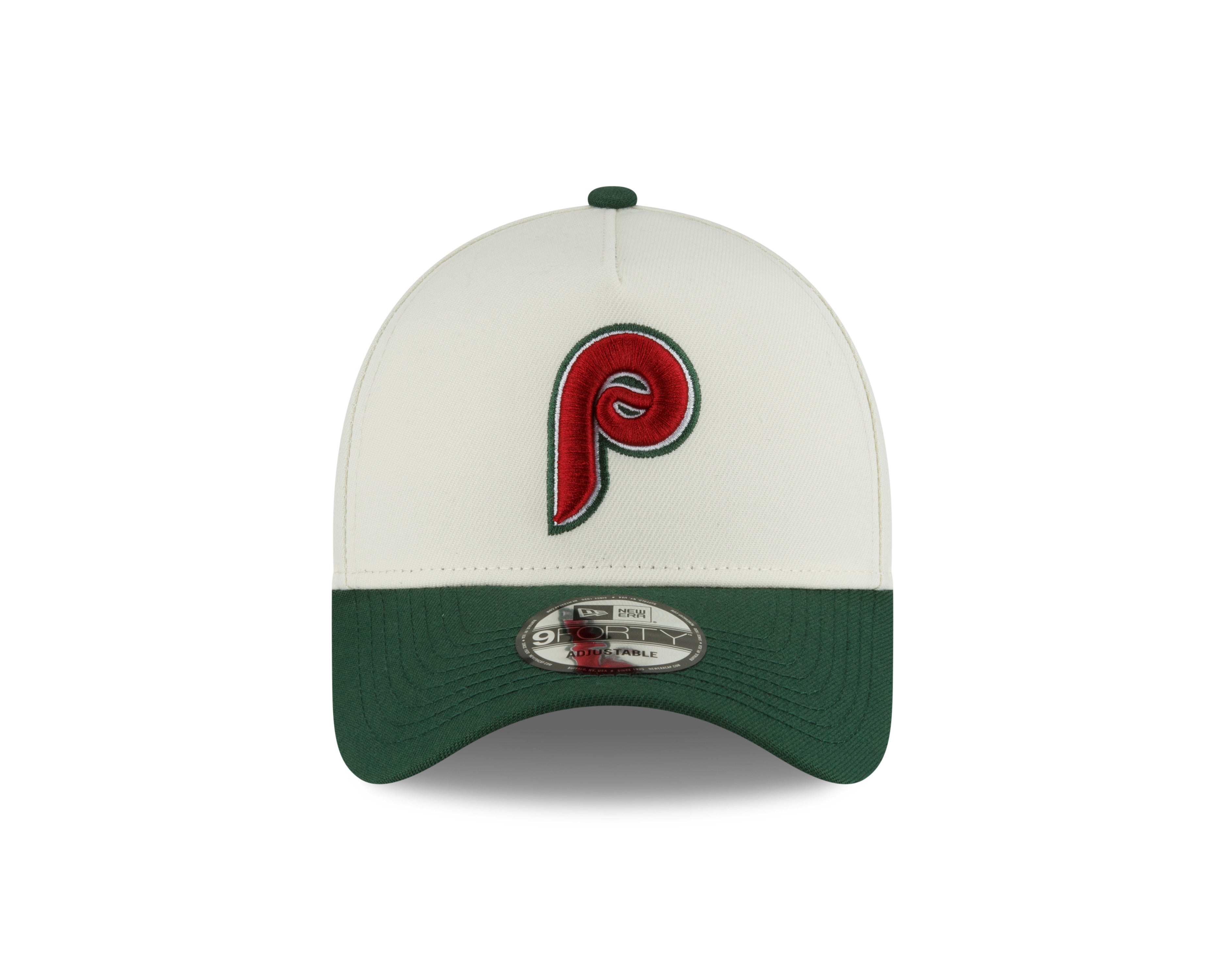 New Era - 9FORTY A-Frame Cap - Philadelphia Phillies - Chrome/Green - Headz Up 