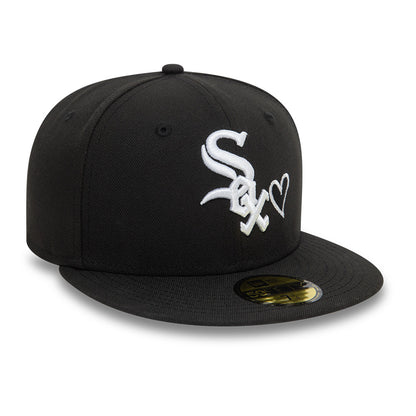 New Era - 59FIFTY Fitted Cap - Chicago White Sox - HEART - Black/Grey