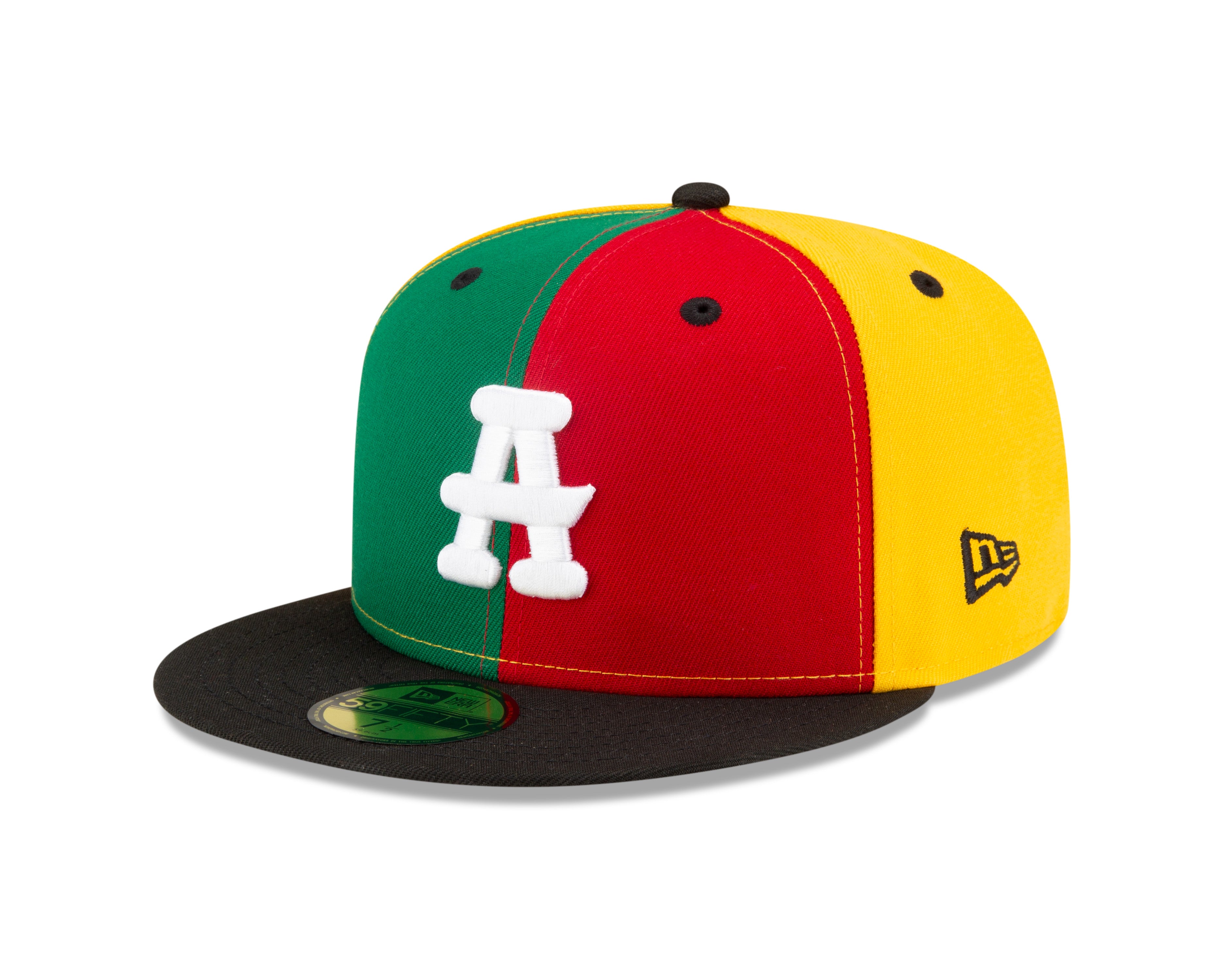 New Era - 59FIFTY - Atlanta Black Crackers - Negro League Museum - Red/Yellow/Green - Headz Up 