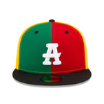 New Era - 59FIFTY - Atlanta Black Crackers - Negro League Museum - Red/Yellow/Green - Headz Up 