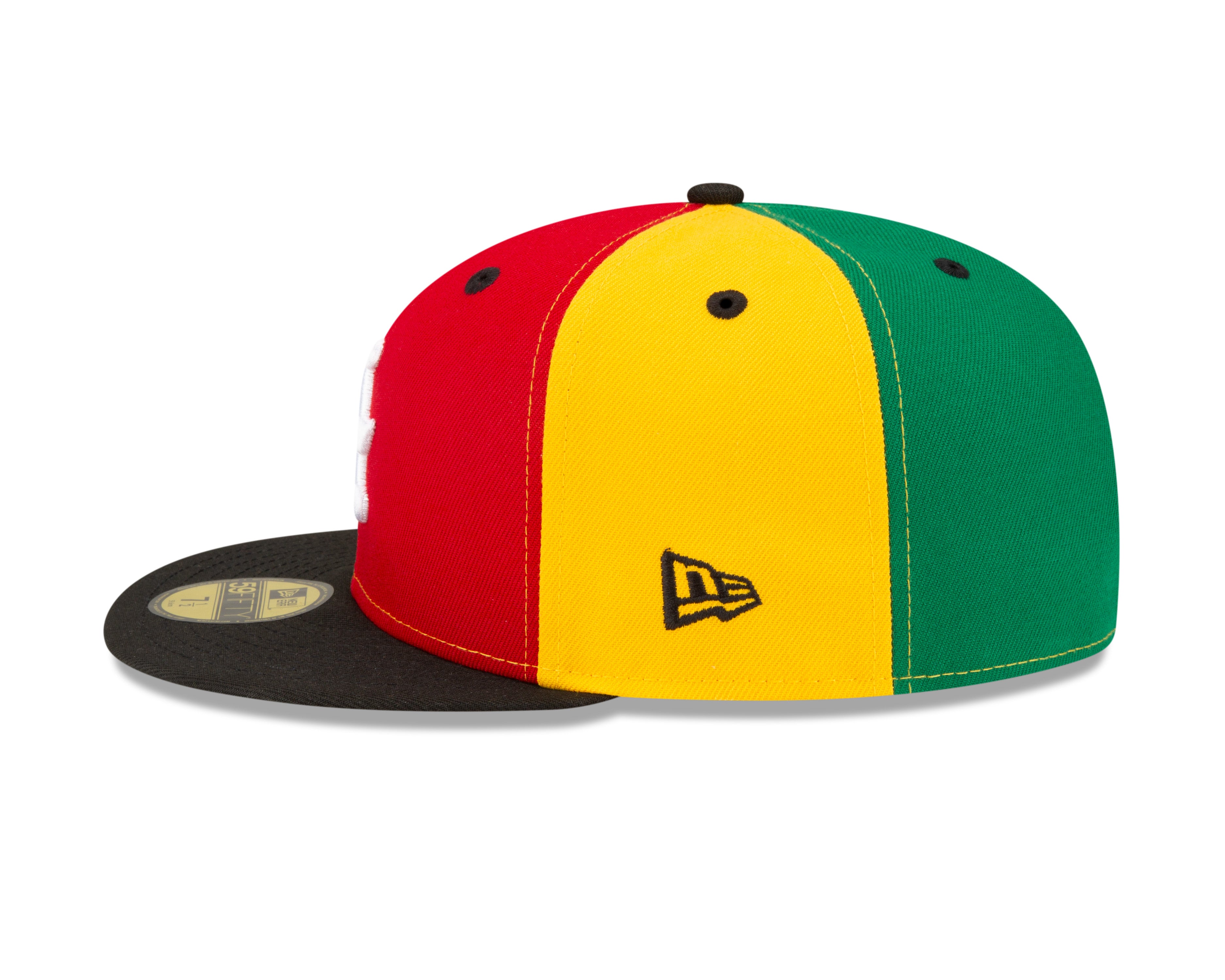 New Era - 59FIFTY - Atlanta Black Crackers - Negro League Museum - Red/Yellow/Green - Headz Up 