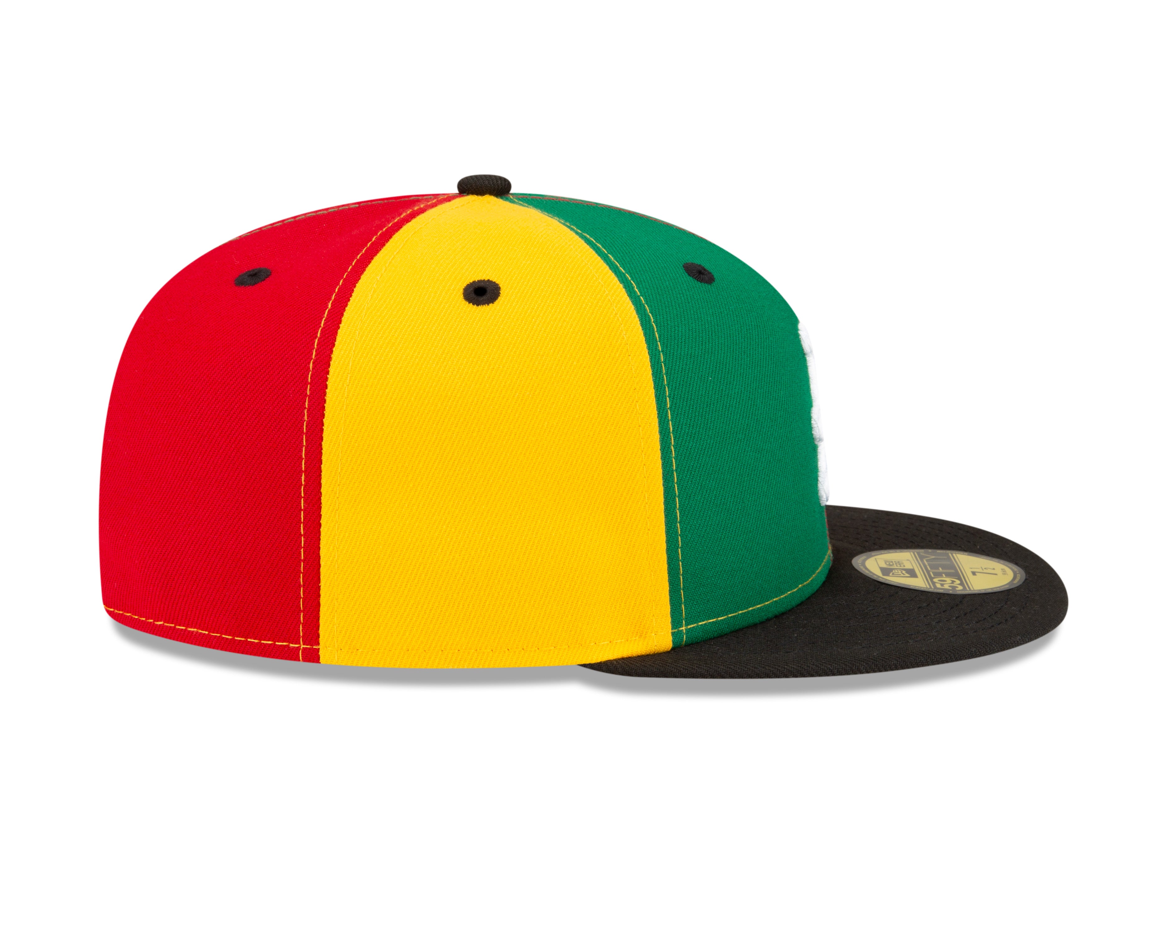New Era - 59FIFTY - Atlanta Black Crackers - Negro League Museum - Red/Yellow/Green - Headz Up 