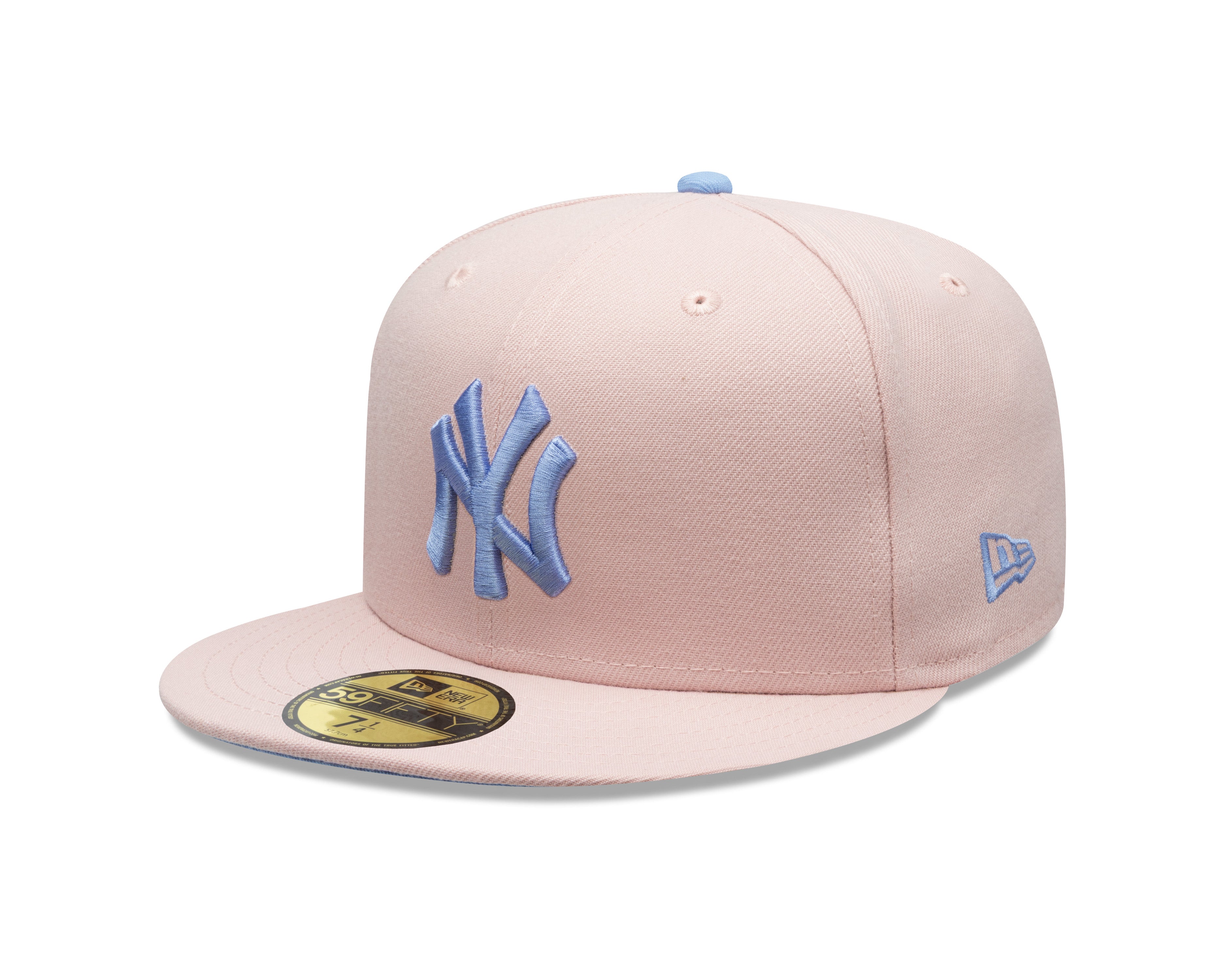 New Era - 59FIFTY Fitted -  New York Yankees Cooperstown - Pink Rouge/Light Blue UV - Headz Up 
