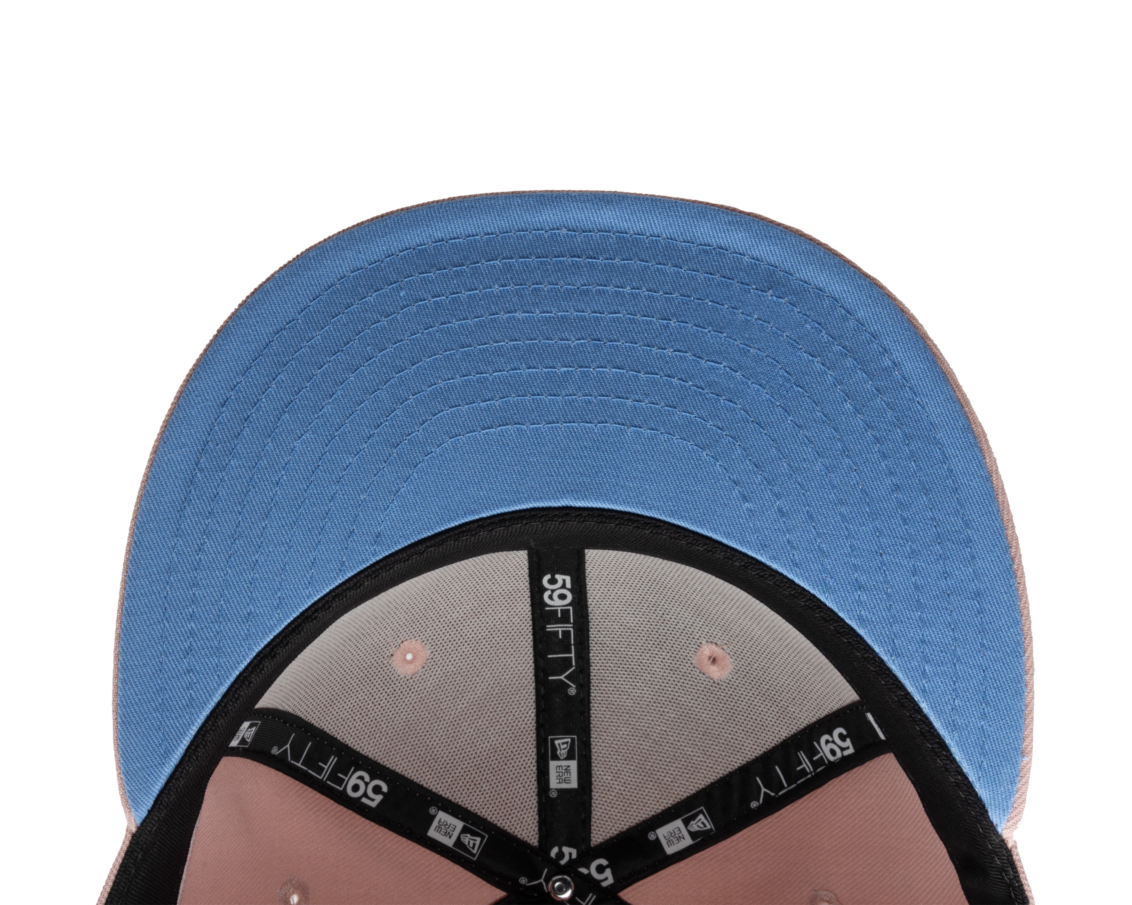 New Era - 59FIFTY Fitted -  New York Yankees Cooperstown - Pink Rouge/Light Blue UV - Headz Up 