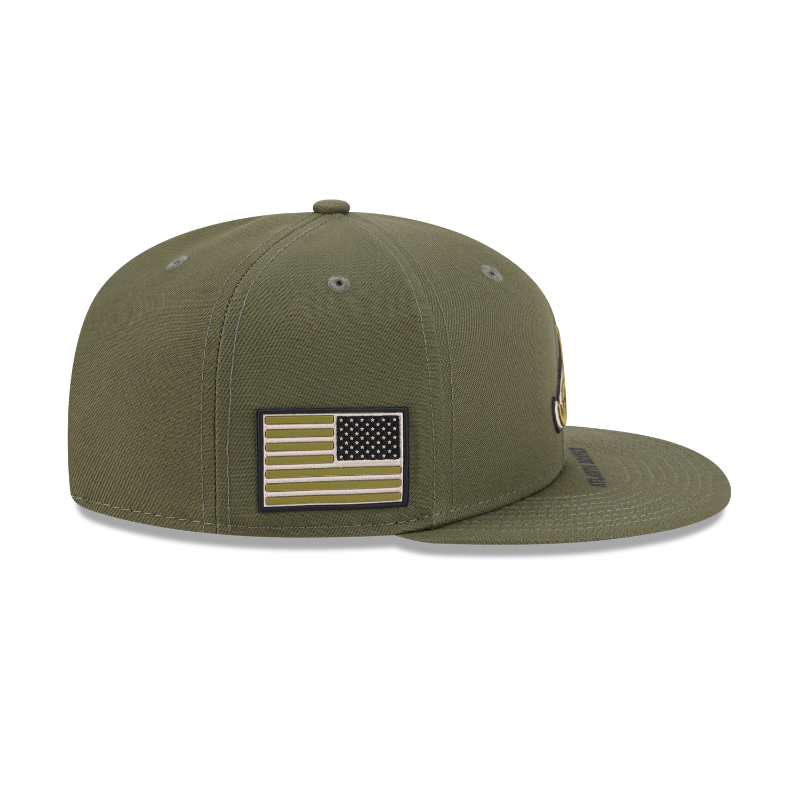 New Era - Atlanta Braves - 9FIFTY Snapback - ARMED FORCES - Olive - Headz Up 