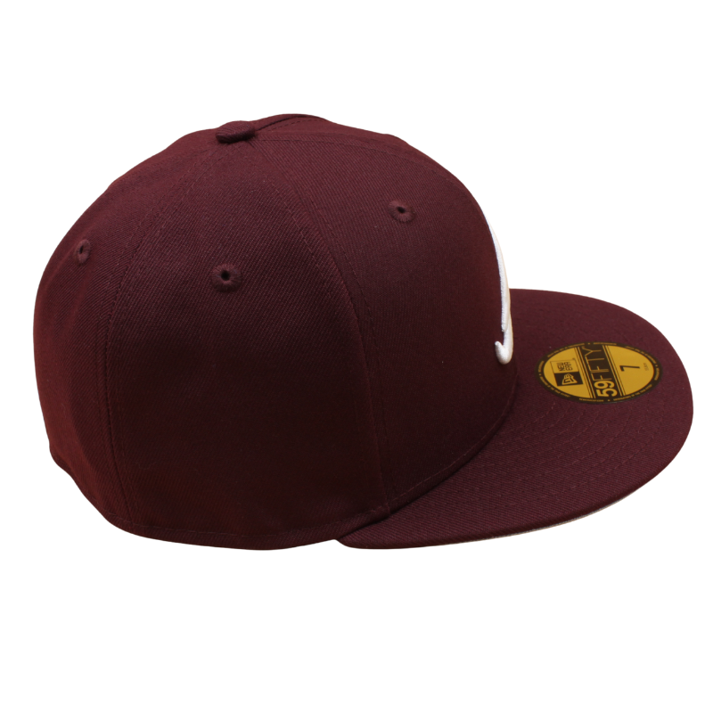 New Era - 59FIFTY Fitted - Atlanta Braves - Maroon/Grey UV - Headz Up 