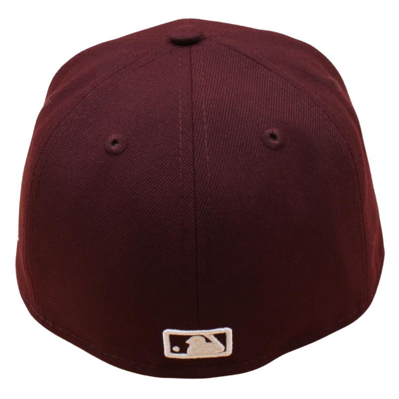 New Era - 59FIFTY Fitted - Atlanta Braves - Maroon/Grey UV - Headz Up 