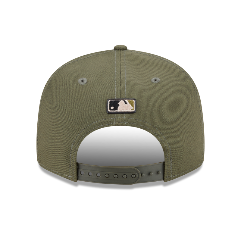 New Era - Atlanta Braves - 9FIFTY Snapback - ARMED FORCES - Olive - Headz Up 