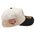 New Era - 9FORTY A-Frame Cap - New York Yankees - WS 2009 - Stone/Black/Pink - Headz Up 