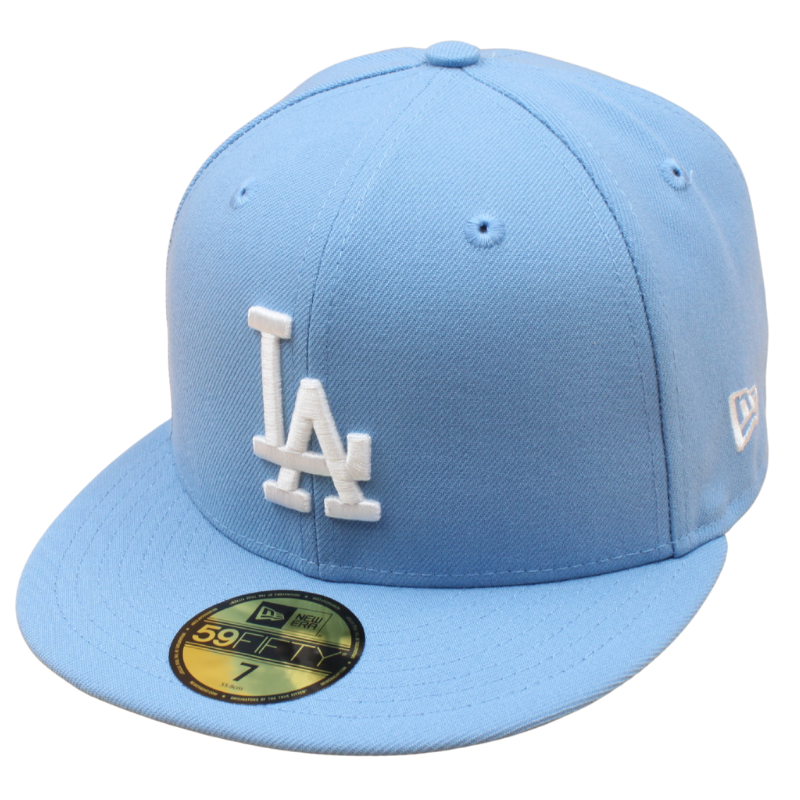 New Era - 59FIFTY Fitted - Los Angeles Dodgers - Sky Blue/Grey UV - Headz Up 