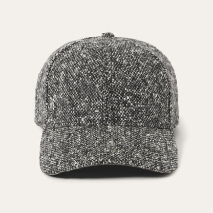 Stetson - Baseball Cap Donegal Wool - Black