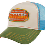 Stetson - Lightning Trucker Cap - Stone/Green/Blue - Headz Up 