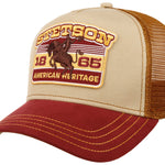 Stetson - Rodeo - Trucker Cap - Khaki/Red - Headz Up 