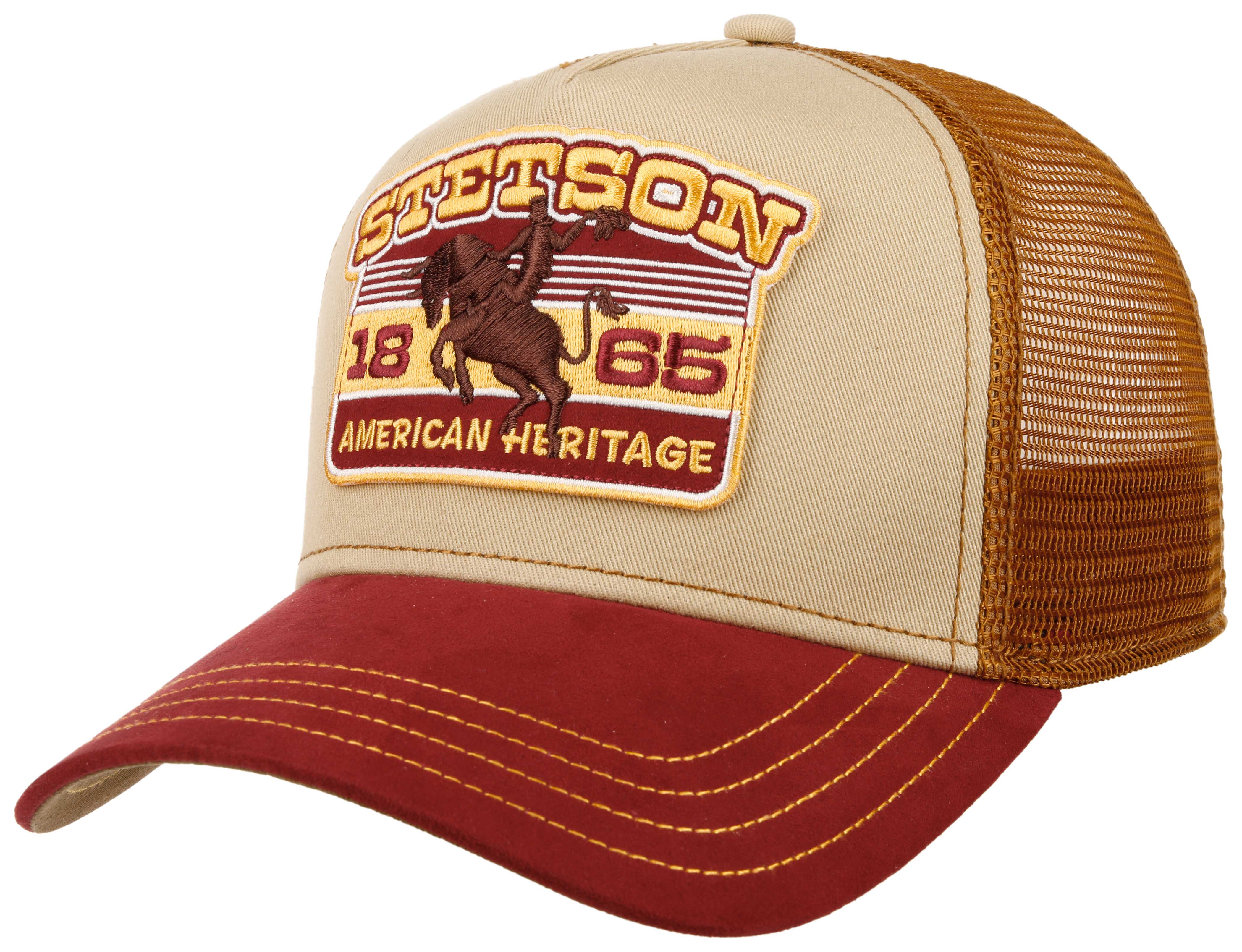Stetson - Rodeo - Trucker Cap - Khaki/Red - Headz Up 