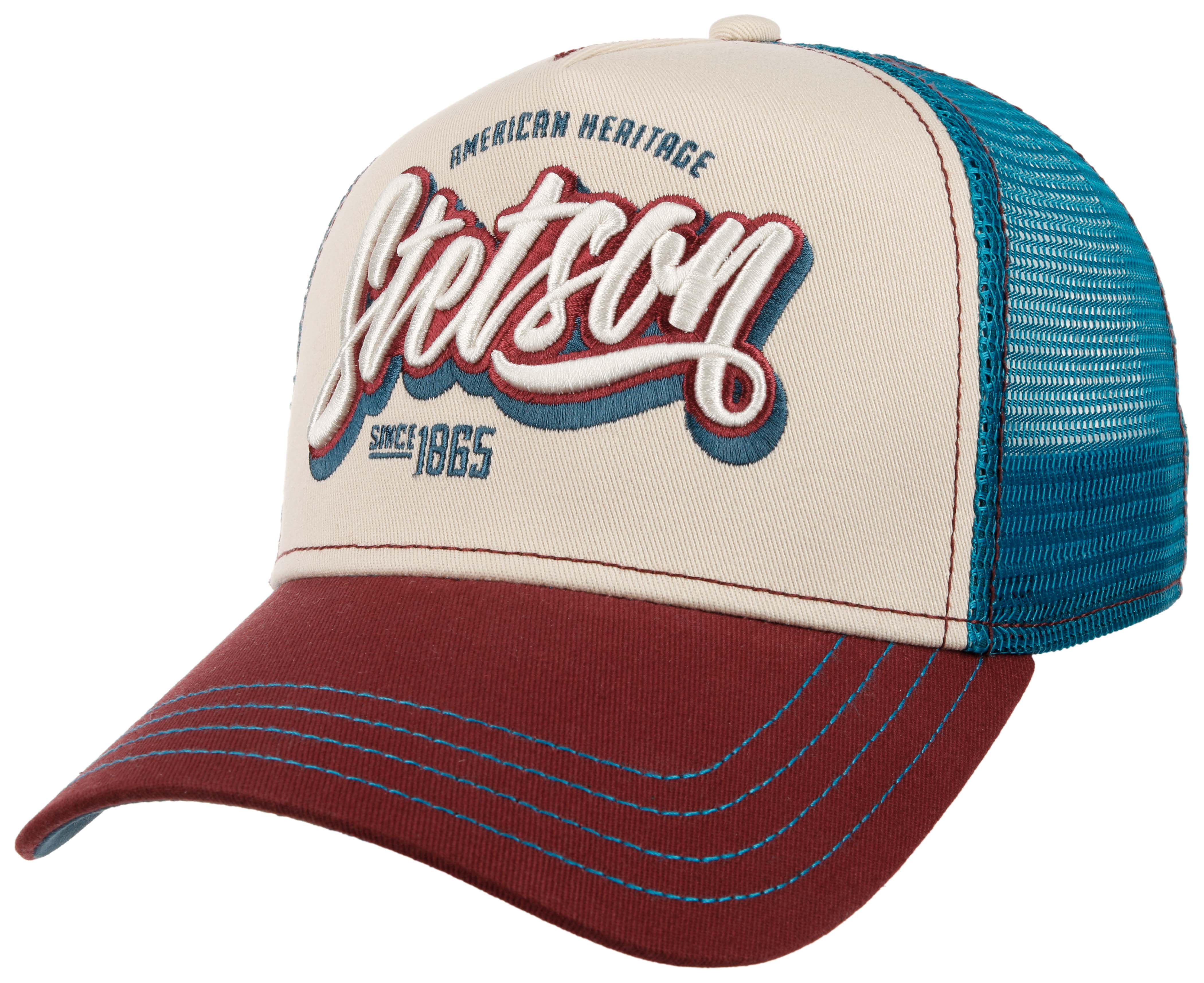 Stetson - One For All- Trucker Cap - Chrome/Maroon/Blue - Headz Up 