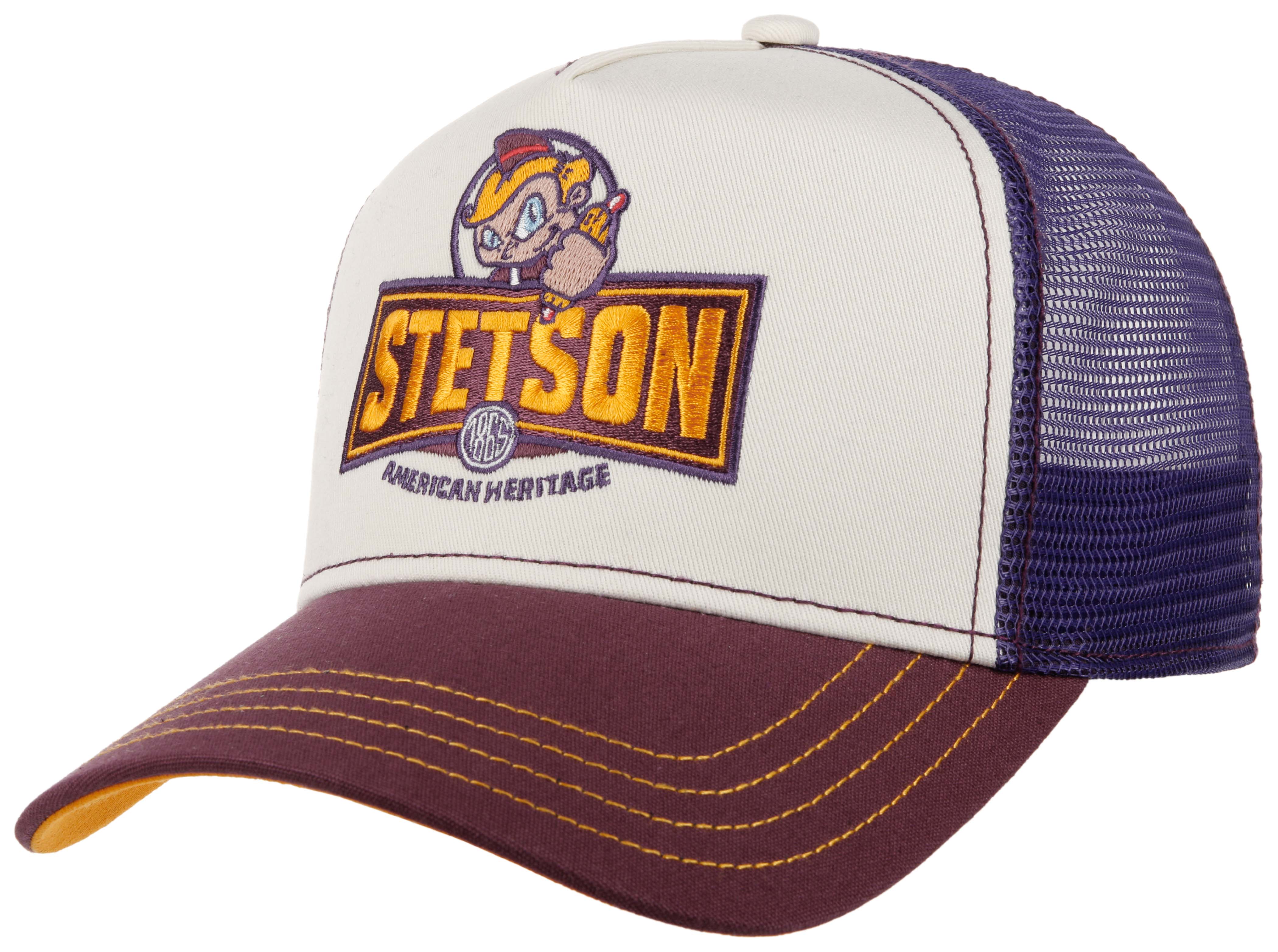 Stetson - Hotdog - Trucker Cap - Off White/Purple/Brown - Headz Up 
