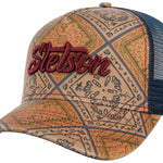 Stetson - Vintage Print- Trucker Cap - Rust - Headz Up 