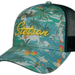 Stetson - Aloha Print- Trucker Cap - Blue - Headz Up 