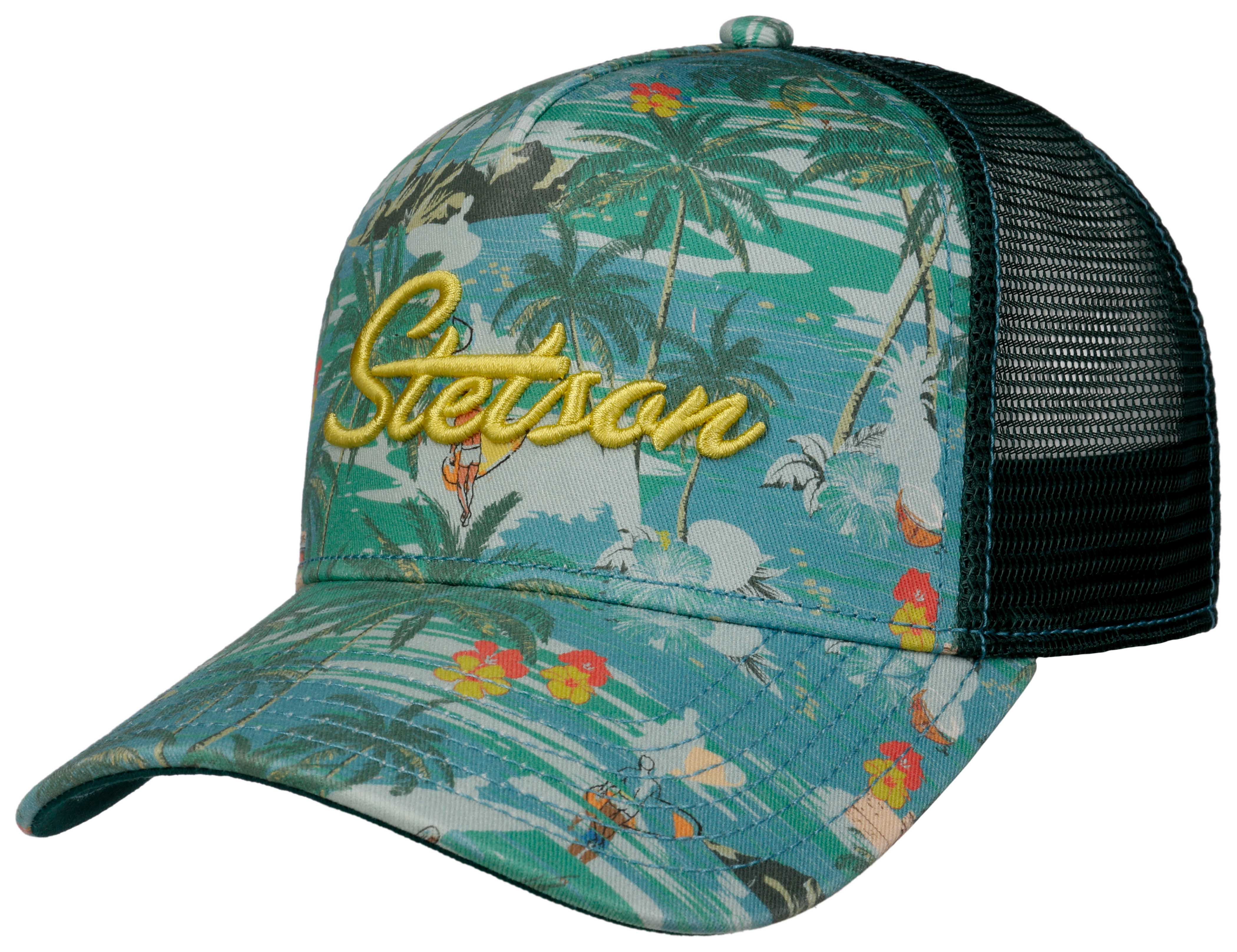 Stetson - Aloha Print- Trucker Cap - Blue - Headz Up 