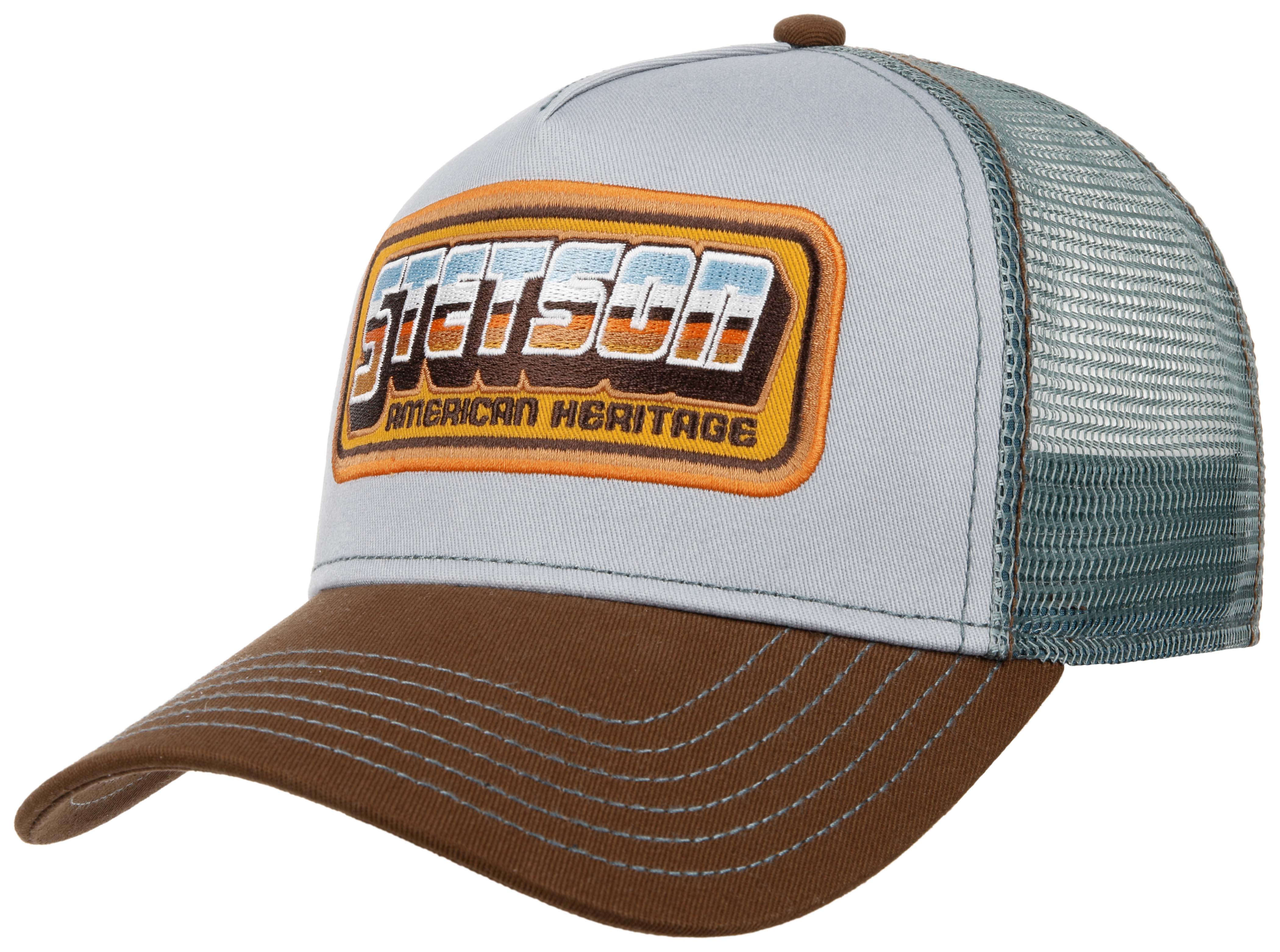 Stetson - Chrome - Trucker Cap - Blue/Brown - Headz Up 
