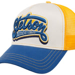 Stetson - Trucker Cap Lettering - White/Blue/Yellow - Headz Up 