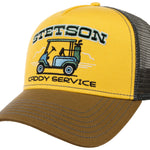 Stetson - Golf Caddy Service- Trucker Cap - Yellow/Brown - Headz Up 