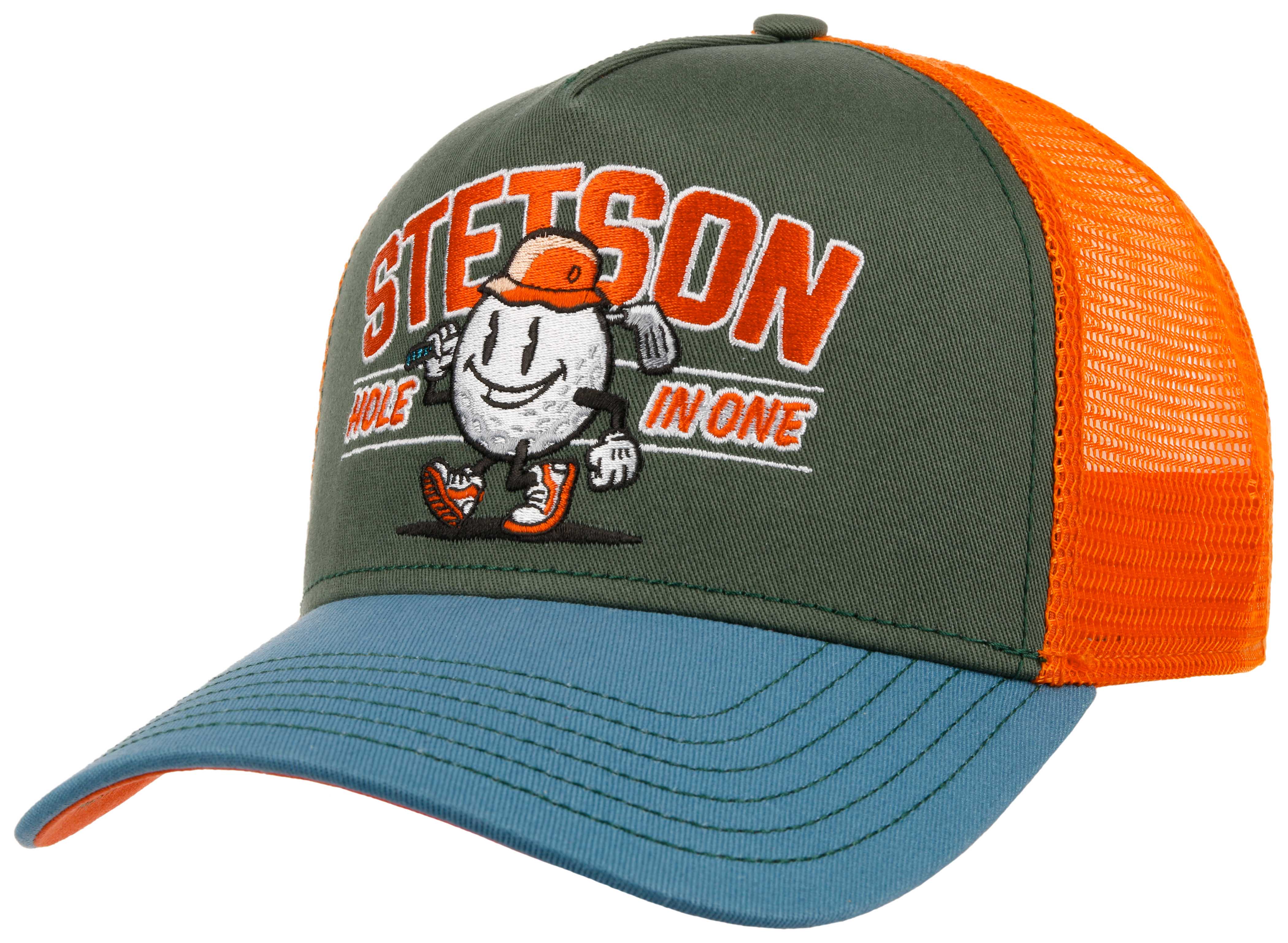 Stetson - Golf Hole In One - Trucker Cap - Green/Blue/Orange - Headz Up 